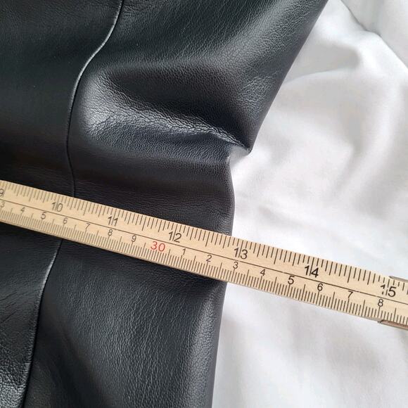 ALICE + OLIVIA Retha strapless vegan leather black sequined gown Maxi Dress Sz 0 - Picture 16 of 16